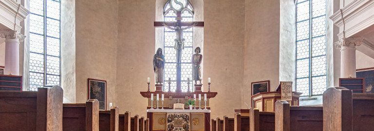 Altar in St. Barbara